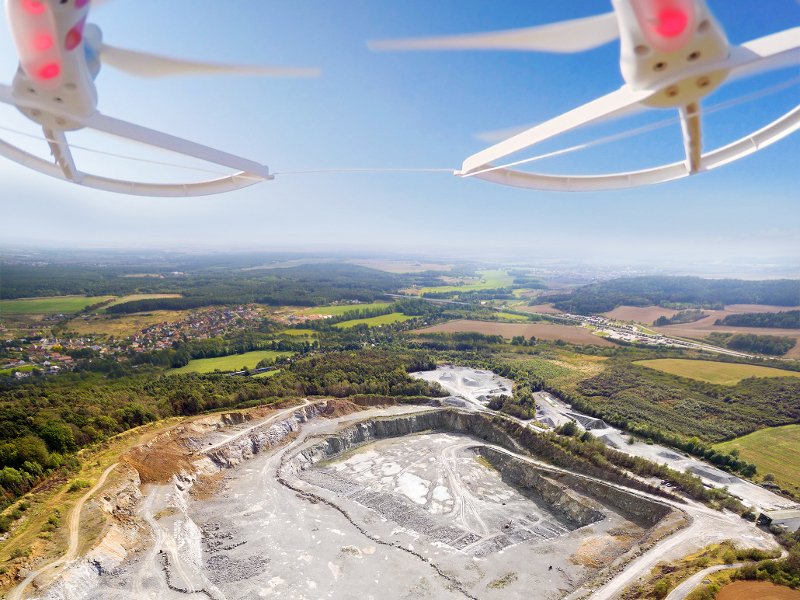 Drones-in-mining